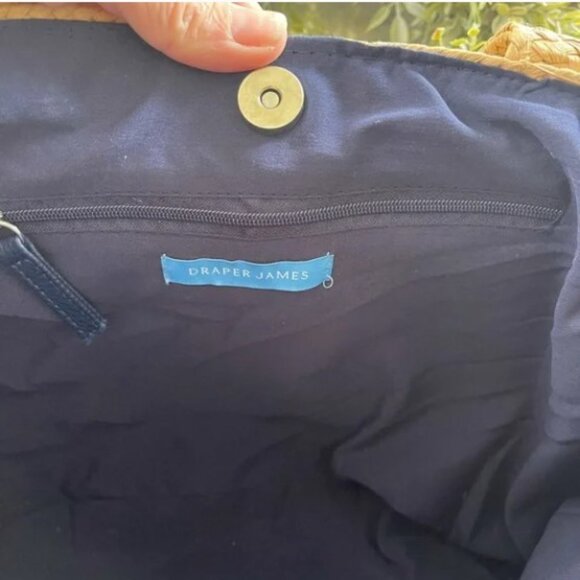 DRAPER JAMES Woven Straw Tote Bag - Picture 7 of 10